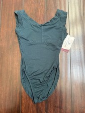 NWT Motionwear Small Adult Green Ballet Dance Leotard