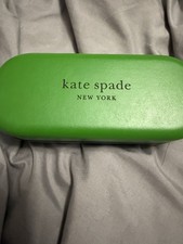 kate spade new york Green Hard Eyeglass Case for Women, Fits Glasses