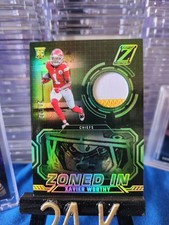 2024 Panini Zenith Prime Rookie Xavier Worthy #ZI-XWY /49 RC w Mahomes Walker