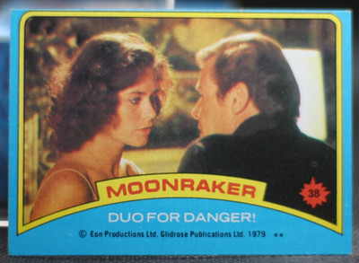 1979 Topps James Bond's Moonraker (EX) #28 ''Duo For Danger!''