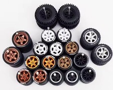 1/64 Scale Wheels & Rubber Tires (10 Sets) Re...