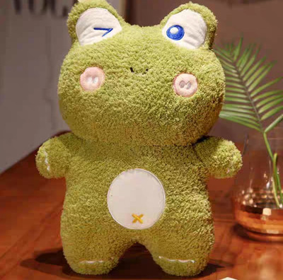 Frosch Plüsch, 39 cm Stofftier, süße Froschfigur, für Kindergeschenk, geeignet für 3+