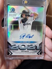 Topps 2021 Bowman Draft Joe Mack RC Auto Class of 2021 #C21-JMK /250