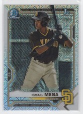 2021 Bowman Chrome Prospects Silver Mojo 1st Ismael Mena San Diego Padres