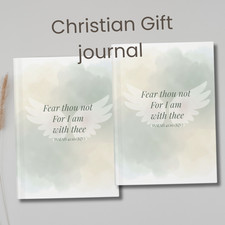 Fear Thou Not Journal ,Isaiah 41:10 KJV Christian Comfort Notebook Grief Gift