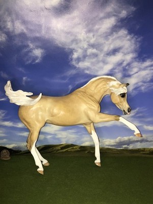 OOAK Breyer cm Custom Horse Ashquar Arabian **Stunning  Dapple Palomino**