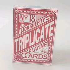 1876 Doughterty Triplicate Playing Cards Deck NEW Sealed Recreation of Original 