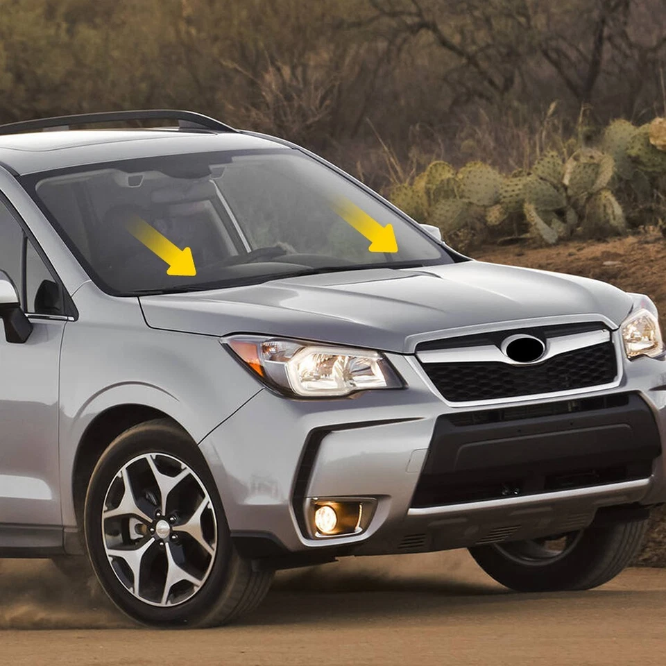 2x Front Windshield Wrap Wiper Corner Trim Cover For Subaru Forester SJ 2014-18 - Image 3 of 4