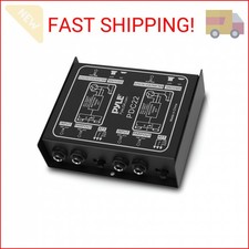 PYLE-PRO Premium Direct Injection Audio Box - Passive DI Unit Hum Eliminator w/