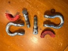 Pair 3/4" D-Ring Shackles WLL 4.75T w Rubber Isolators Recovery Tow Hooks 4x4 Je — photo 4