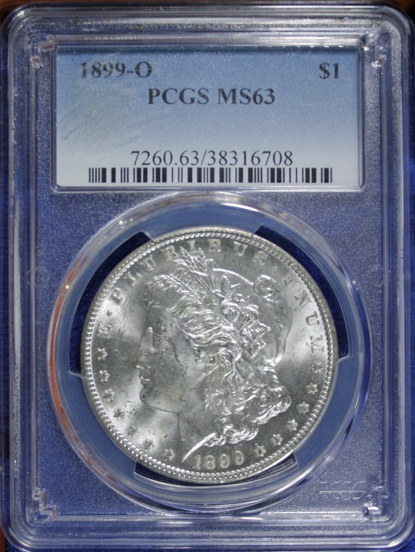 1899-O MORGAN SILVER DOLLAR PCGS MS63 (2632717)