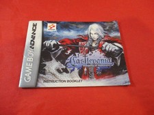 Castlevania Harmony of Dissonance Game Boy Advance Instruction Manual Booklet U