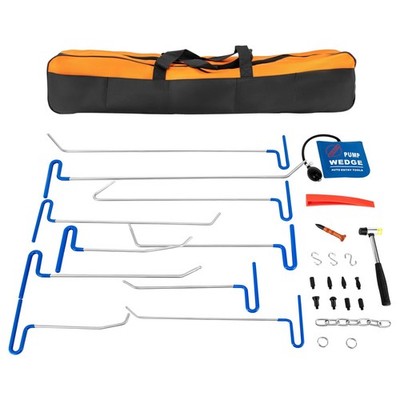 Car Paintless Dent Repair Kit 30PCS with Rods Hammer Tap Down Pen
