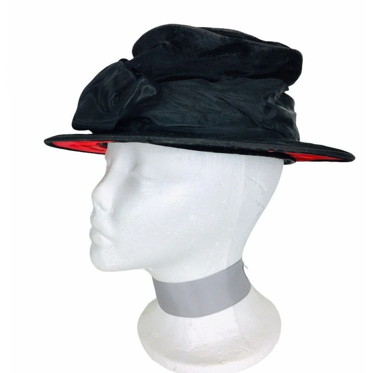 Top Hat Black Velvet Vintage Hats for Women for sale | eBay display picture 1