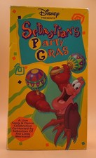 Sebastian's Party Gras VHS 1992 Disney **Buy 2 Get 1 Free**