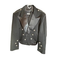 Vintage Gaelic Themes Scotland Prince Charlie Kilt Jacket and Vest Formal