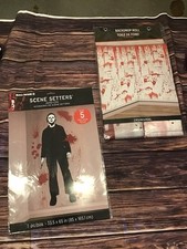 Halloween 2 Michael Myers Scene Setters 5 Feet Tall Backdrop Roll -New