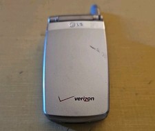 LG VX-3100 Vintage Cell Phone No Back Cover Or Batterry Verizon Silver