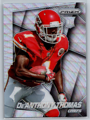De'Anthony Thomas 2014 Panini Prizm Blue Wave Prizm Rookie /99 #267 Chiefs