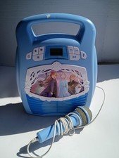 Frozen 2 Bluetooth Portable MP3 Karaoke Machine Player with Light Show N/Cord