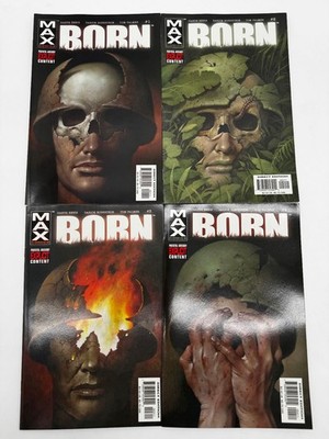 Born #1-4 Complete Set 2003 Marvel Max Punisher Origin Comic Book Garth Ennis