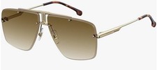 Carrera Unisex Carrera 1016/S J5G 64-11-145 Navigator Rimless Gold Sunglasses