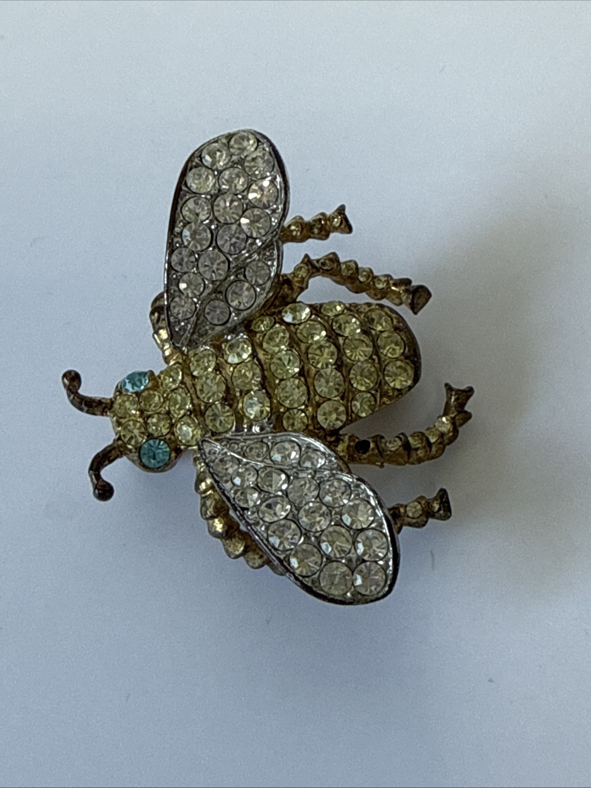 VTG Signed KJL Kenneth Jay Lane Rhinestone Bumble… - image 6