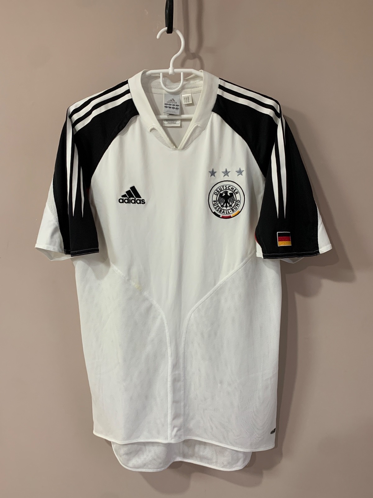 Germany 2004 Home Football Shirt Vintage Soccer Adidas Jersey Size Medium