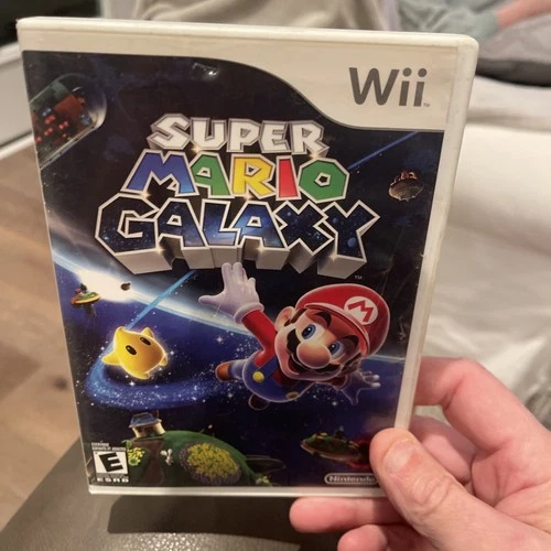 Super Mario Galaxy Nintendo Wii video game Tested Free Ship