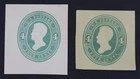 CKStamps: US Cut Square Stamps Collection Scott#U256 U257 Unused H NG