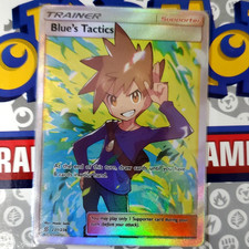 Blue's Tactics (Full Art) Trainer 231/236 Sm-Unified Minds Holo [Near-Mint]