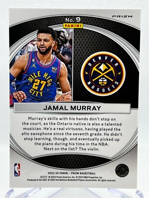 JAMAL MURRAY 2023-24 Panini Prizm Basketball #8 Global Reach  display picture 1