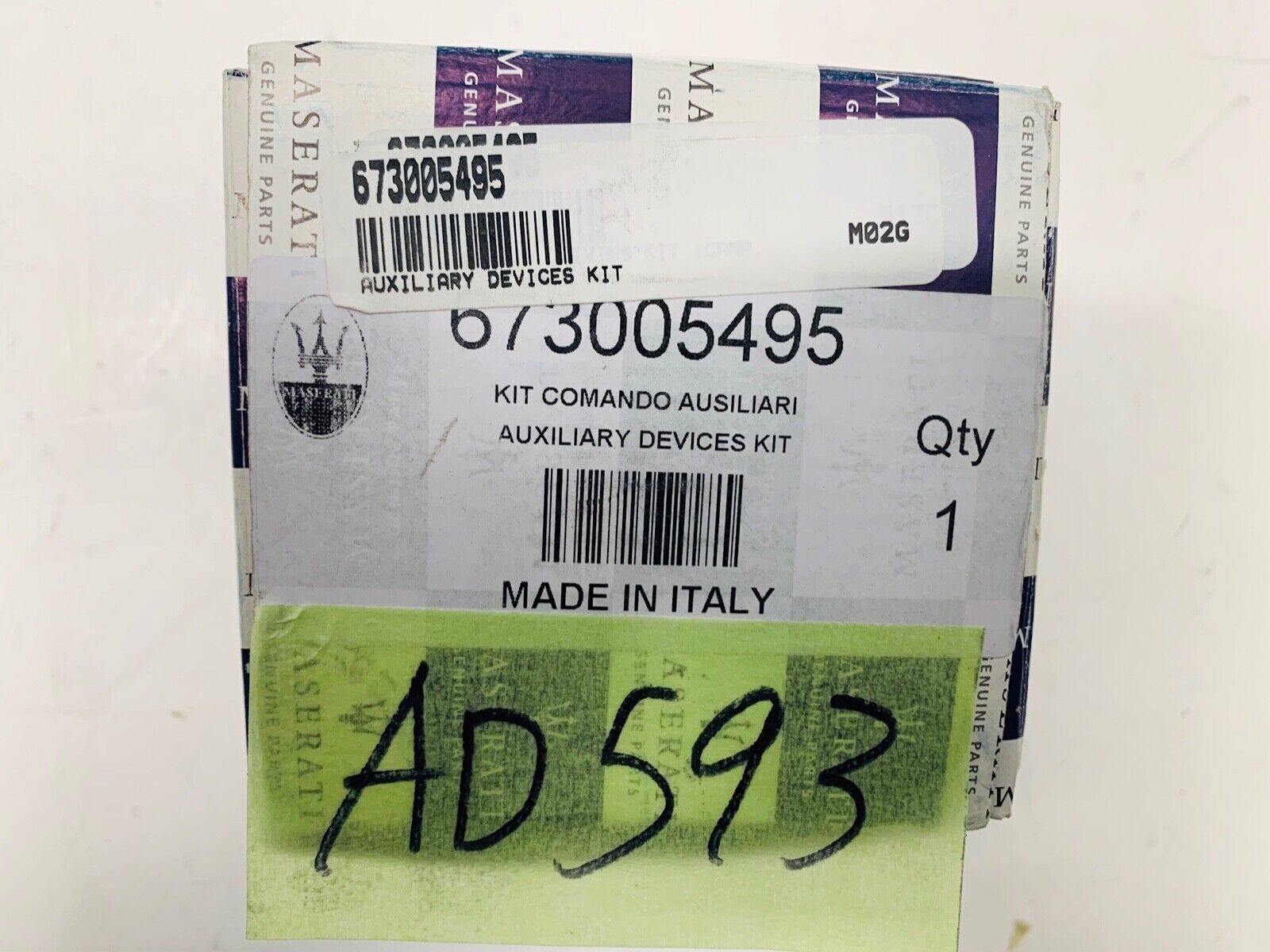 Maserati 673005495 Engine Auxiliary Devices Kit OEM