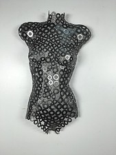 Metal Wall Art Black Female Sculpture Torso Home Decor By Holly Lentz