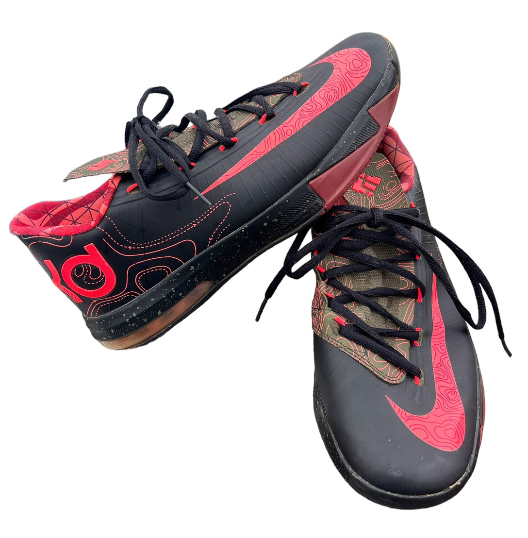 Nike KD 6 Low Meteorology 599477-001 Black Basketball Shoes Youth