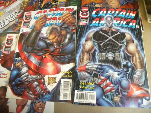 Marvel 1996 All 13 issues CAPTAIN AMERICA 1 to 13 + HEROES REBORN 1/2 COA NM gb - Picture 8 of 18