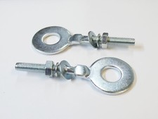 2 Kettenspanner 12mm Achse Paar Mofa Moped Mokick gekröpft zB Hercules Puch KTM