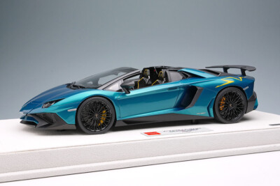 EIDOLON 1/18 Lamborghini Aventador LP750-4 SV Roadster 2015 Green EML007D