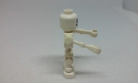 Lego Ninjago Skulkin Skeleton 1 1/2" Blk eye Skeleton Bones Authentic Minifigure