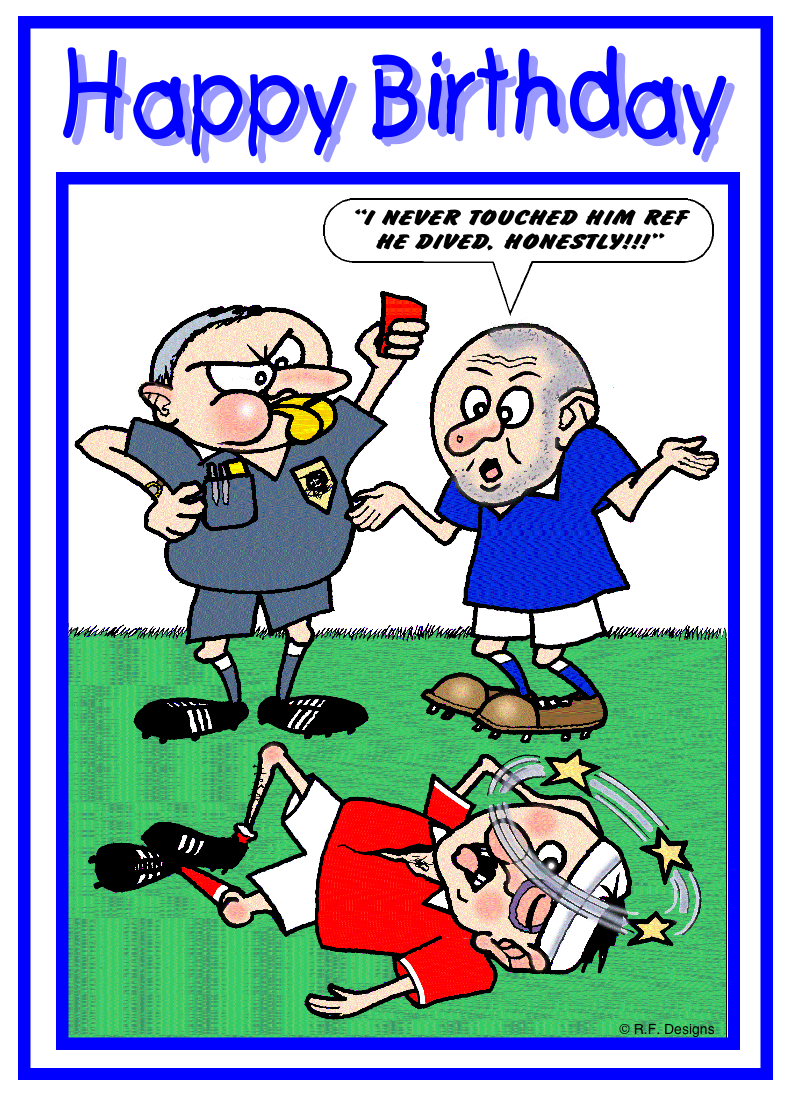 Footie Fan Geburtstagskarte Mit Erdmännchen – Humorvolle Grußkarte, 18x12 Cm, Mit Rotem Umschlag