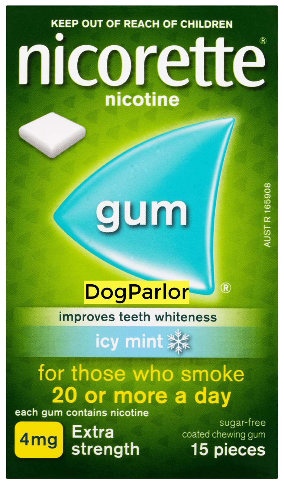 Nicorette 4mg Icy Mint Nicotine Gum 10 Boxes 1050 Pieces 02/2025 Teeth