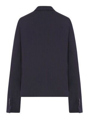 LOEWE $2500 Dark Navy Blue Wool Jacket New & Authentic | eBay