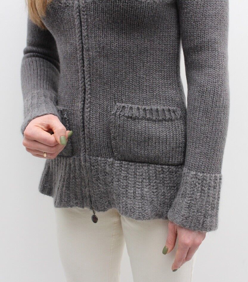 Women's MONCLER Maglione Tricot Cardigan Knit Wool Jacket Women's MONCLER Maglione Tricot Cardigan Knit Wool Jacket