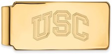 Gold Plated Sterling Silver University of Southern California Money Clip LogoArt