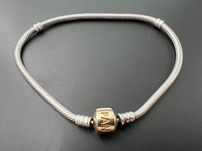 PANDORA MOMENTS ALE STERLING SILVER 925 14K CLASP