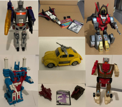 WÄHLEN SIE UNSERE EIGENEN TRANSFORMER G1 TAKARA HASBRO ROBOTER SPIELZEUG ORIGINAL VINTAGE JOB SET