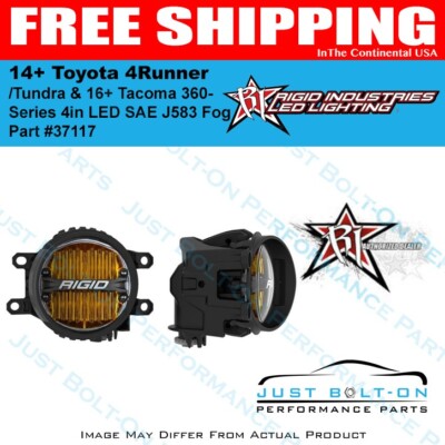 Rigid 2014+ Toyota 4Runner/Tundra / 2016+ Tacoma 360-Series 4in LED SAE J583 Fog