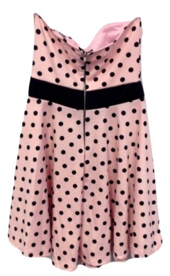 NWT Polka Dot Party Dress Charlotte Russe 1950's Style Retro Pink Black NEW  | eBay