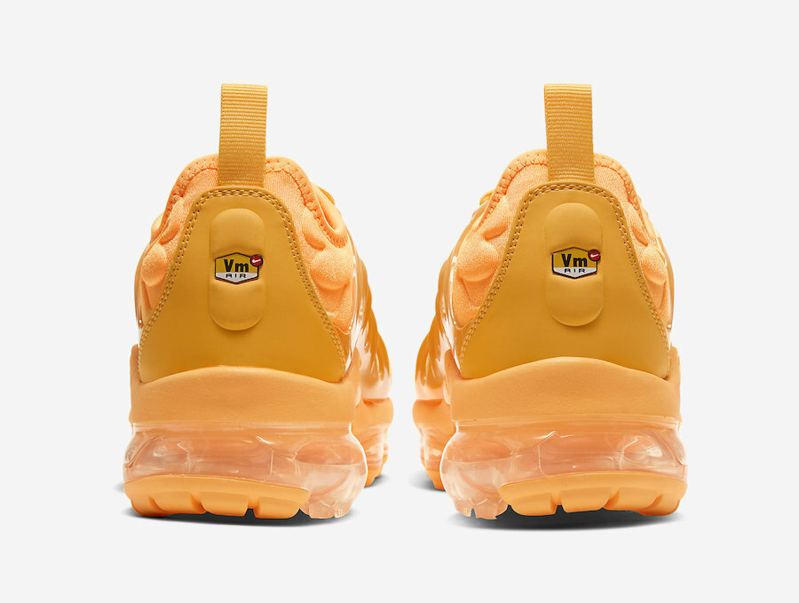 orange vapormax plus women's