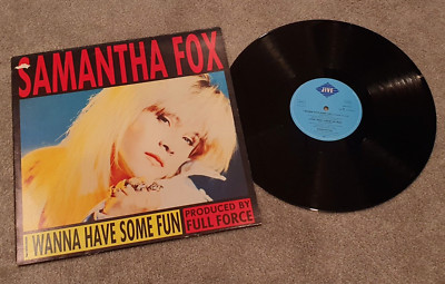 LP - I wanna have some fun - produced by Full Force - Samantha Fox - 1988
